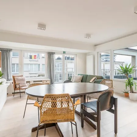 Modern And Bright Seaside App W Seaview & Terrace Ostend