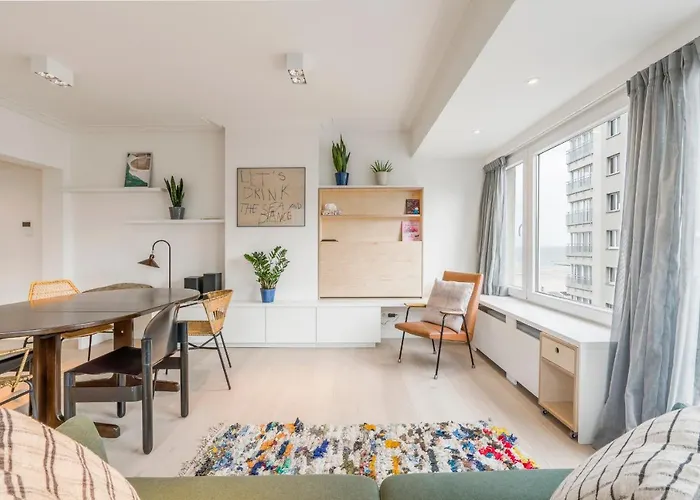 Modern And Bright Seaside App W Seaview & Terrace * Ostend
