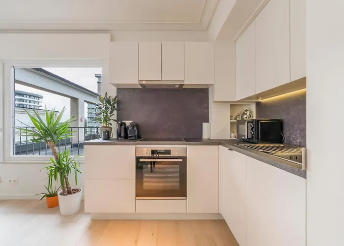 Apartamento Modern And Bright Seaside App W Seaview & Terrace Ostend